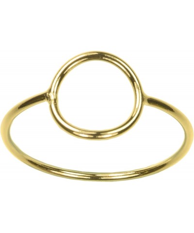 Wire rings 14k gold fill or sterling silver 5 Open Circle 14K Gold Filled $8.97 Body Jewelry