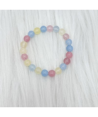 Natural Stone 8mm Bracelet For Mom Daughter Birthday Mothers Day Colorful Beaded Stretch Bracelet Inspirational For Women Gir...