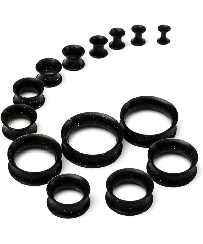 20/28pcs Ear Tunnels Plugs Stretching-kit Set : Hollow Hard/Soft Silicone Double Flare Plugs and Tunnels Ear Expander Gauges ...