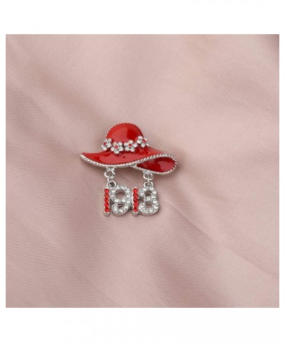 Gift Sorority Jewelry Pearl Bracelet with Crystal Bracelet for Women Girls 1913 Hat Pin $11.33 Bracelets