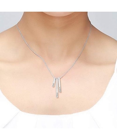 Personalized Customized Bar with Name Engraved Necklace for Women Teen Family Bar $14.03 Necklaces