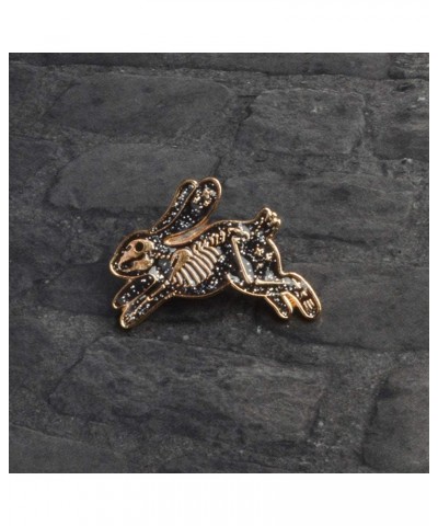 PULABO Skeleton Rabbit Enamel Pin Badges Brooches for Men Women Backpack Purse Hat Accessories and Practical Durable, Golden ...