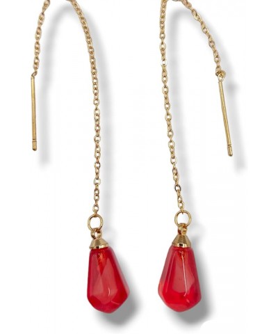 Pomegranate jewelry Long chain threaders $19.71 Earrings