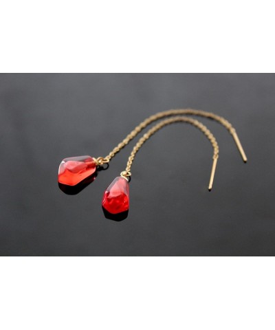 Pomegranate jewelry Long chain threaders $19.71 Earrings