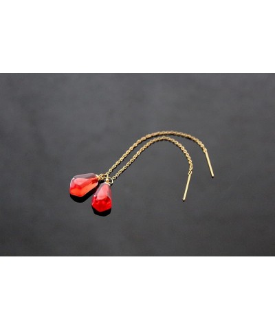 Pomegranate jewelry Long chain threaders $19.71 Earrings