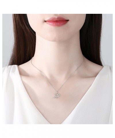 925 Sterling Silver Astrology Constellation Horoscope Zodiac Star Sign Pendant Necklace for Women Aquarius $14.78 Necklaces