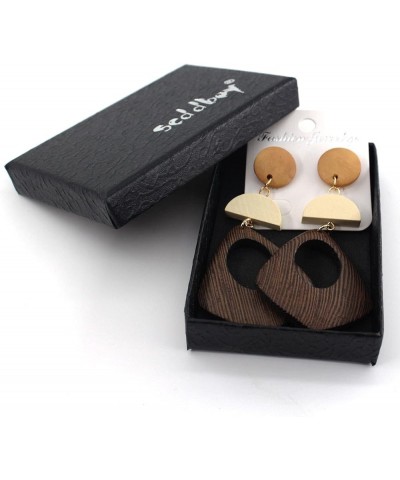 Wooden Earrings for Women African Earrings Ethnic Statement Lightweight Drop Earrings C $8.69 Earrings