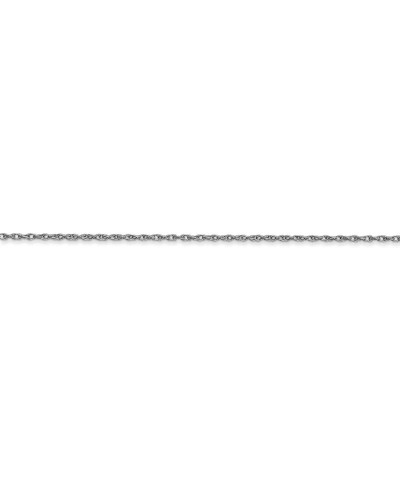 14k White Gold Cable Rope Thin Pendant Chain Necklace 16.0 Inches 0.95 mm $47.00 Necklaces