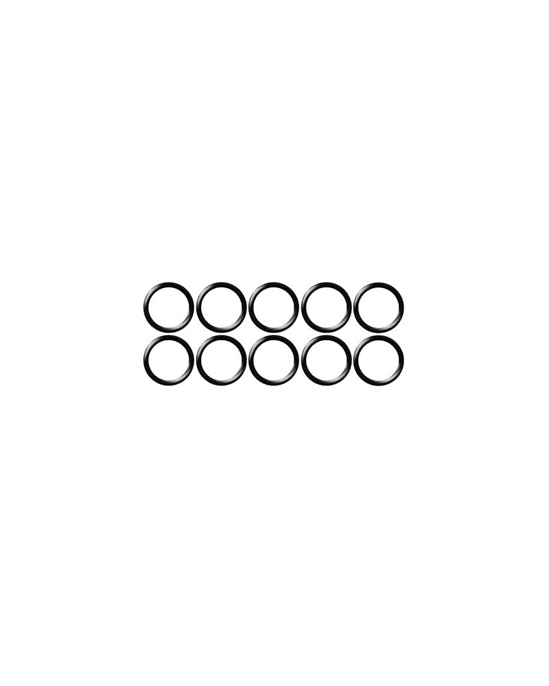 Pack of 10 Black Silicone Body Jewelry O-Rings (4mm (0.16")) 22mm (0.87") $6.50 Body Jewelry