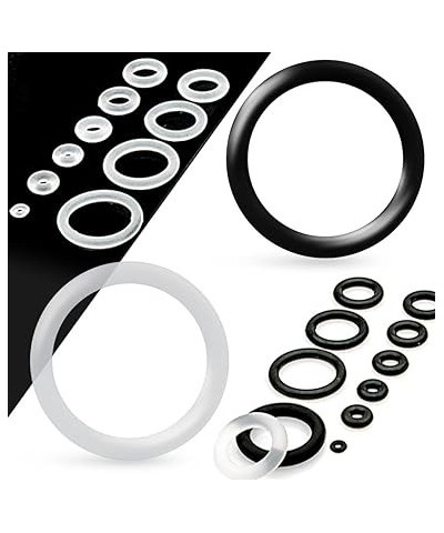 Pack of 10 Black Silicone Body Jewelry O-Rings (4mm (0.16")) 22mm (0.87") $6.50 Body Jewelry