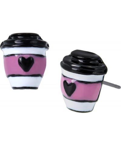 Betsey Coffee Cup Stud Earrings $9.69 Earrings