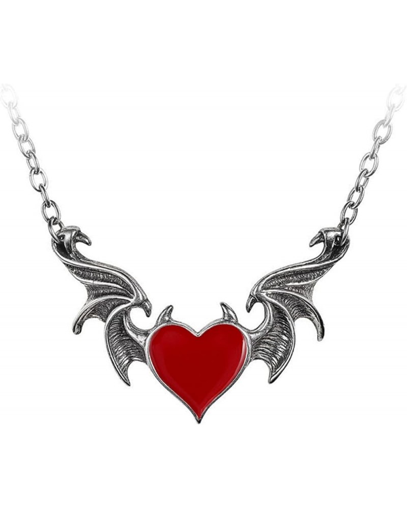 Bat Necklace for Women Men Gothic Bat Necklace Choker Flying Bat Pendant Necklace Gothic Punk Cool Heavy Chain Choker Cyber A...