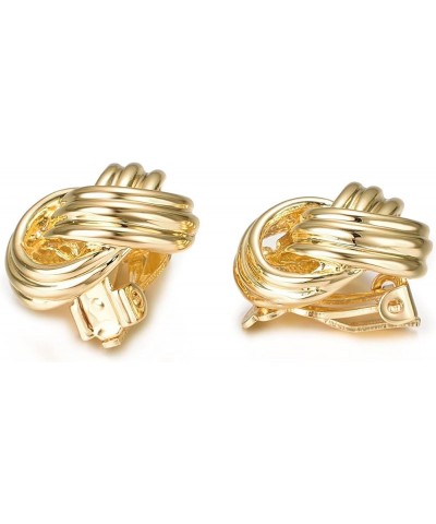 Clip on Earrings for Women Fashion Love Knot Forever Love Jewelry Clip-on Earrings $8.67 Earrings