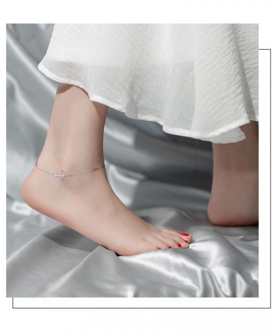 Anchor Anklet 925 Sterling Silver Simple Anchor Ankle Bracelet Jewelry Valentine's Day Gifts for Women Teen Girls $11.48 Anklets