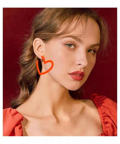 Unique Fashion Color 80s Retro Dangle Earrings Neon Earrings for Women 80s Party Costume Accessory Party (Oval and rectangle ...