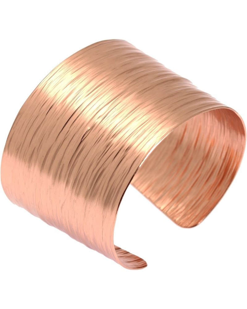 Copper Bark Cuff Bracelet Handmade Jewelry - 100% Uncoated Solid Copper 7.0 Inches $35.70 Bracelets