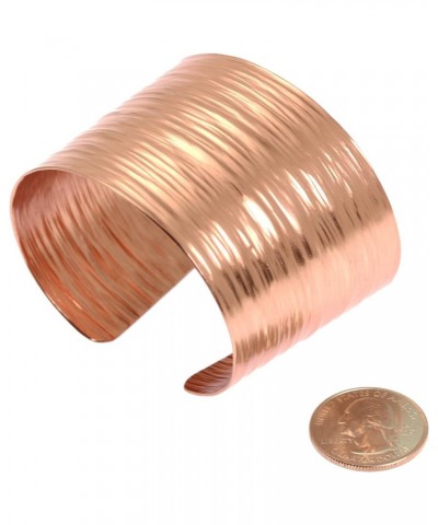 Copper Bark Cuff Bracelet Handmade Jewelry - 100% Uncoated Solid Copper 7.0 Inches $35.70 Bracelets