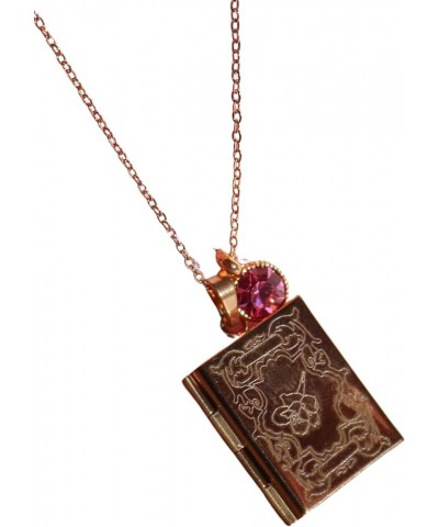 12 Princesses Birth Flower Book Necklace, Stainless Steel Necklace July - Blair Gold $19.74 Necklaces