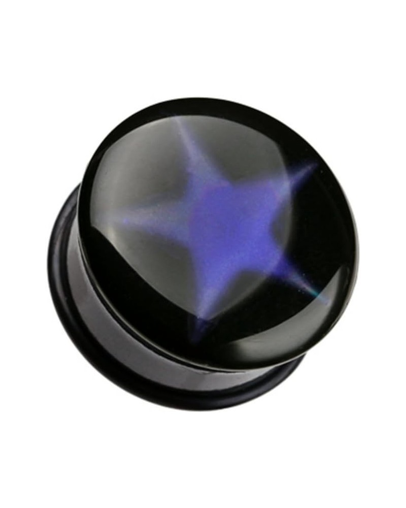 Thermotropic Star Single Flared Mood Plug 1/2" (12.5mm) $11.28 Earrings