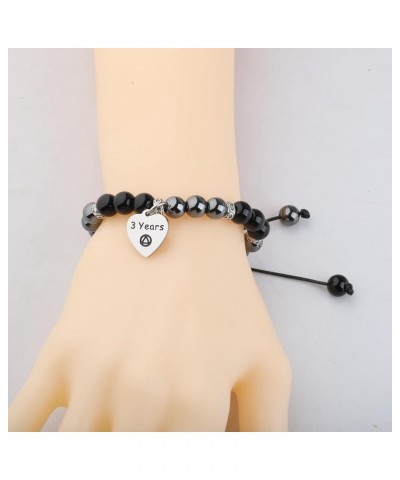 AA Sober Recovery Bracelet 1 Year 2 Years 3 Years 5 Years Happy Sober Birthday Gift Recovery Sobriety Gift AA 3 years $9.82 B...