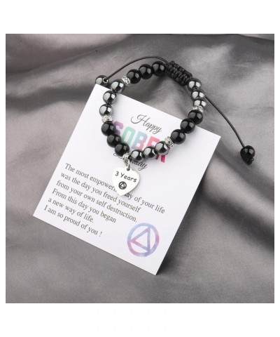 AA Sober Recovery Bracelet 1 Year 2 Years 3 Years 5 Years Happy Sober Birthday Gift Recovery Sobriety Gift AA 3 years $9.82 B...