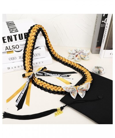 Graduation Leis 2024 Graduation Ribbon Lei graduation necklace Graduation Leis Class of 2024 Graduation gift Braided necklace...