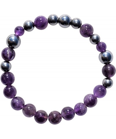 Metaphysical Bracelets - Gifts for Women Men Mom Kids Amethyst & Terahertz $11.28 Bracelets