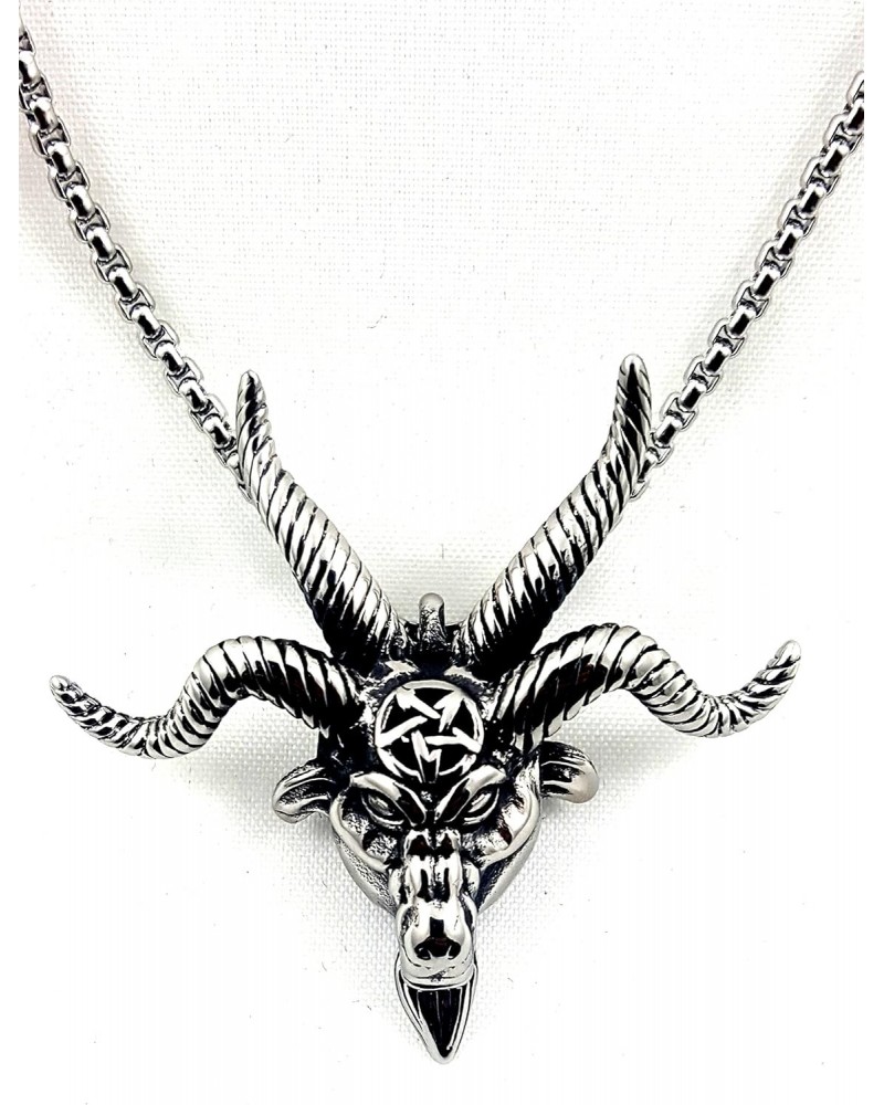 Church of Satan Baphomet Goat of Mendes SS 316L $12.00 Necklaces