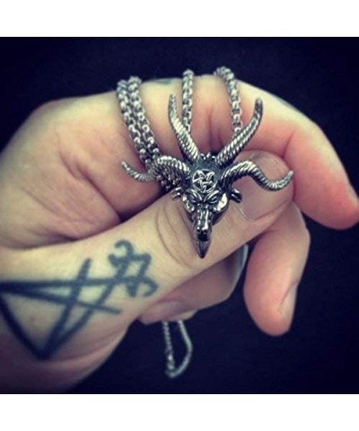 Church of Satan Baphomet Goat of Mendes SS 316L $12.00 Necklaces