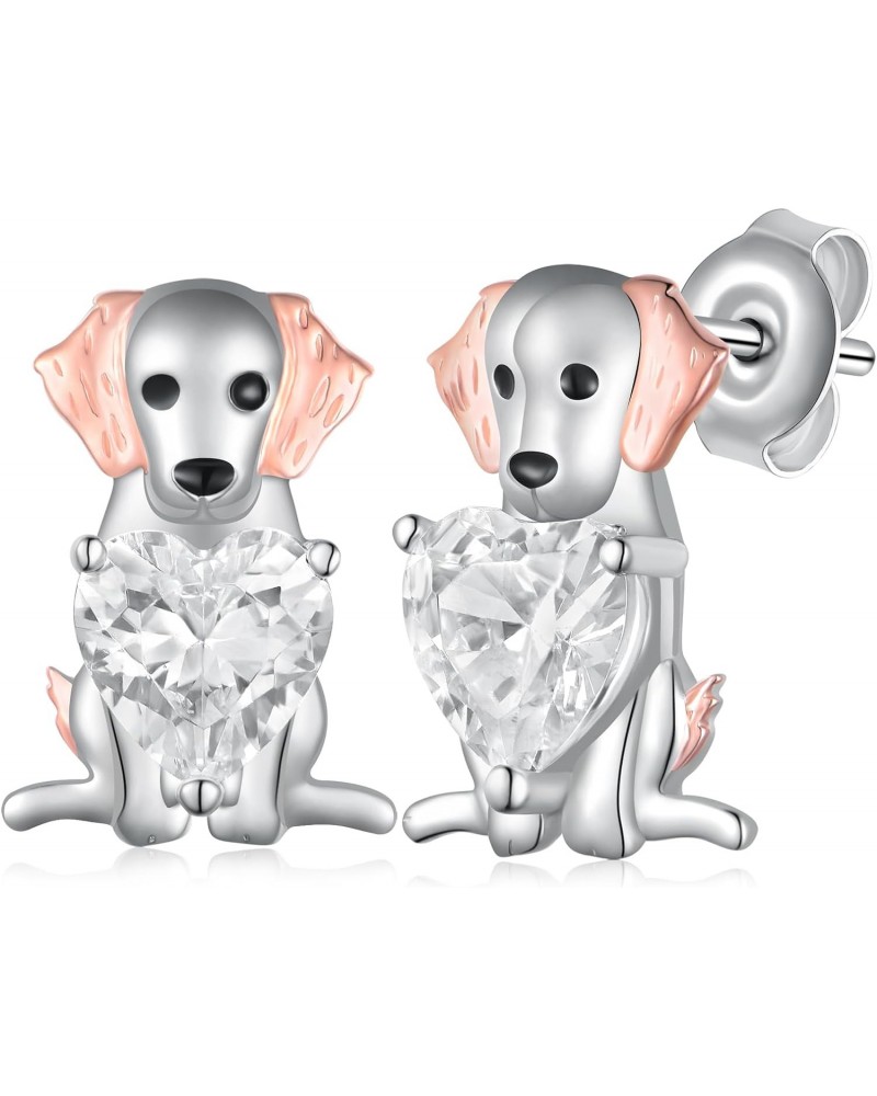 Labrador Retriever Earrings 925 Sterling Silver Labrador Retriever Gifts Cute Puppy Dog Lovers Gifts for Women Girls Labrador...