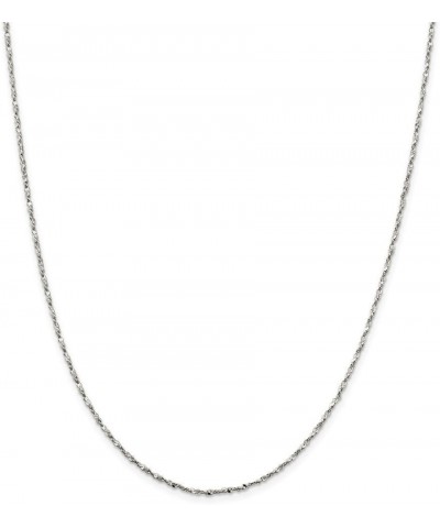 Solid 925 Sterling Silver 1.6mm Twisted Serpentine Chain Necklace - with Secure Lobster Lock Clasp 18.0 Inches $33.48 Necklaces