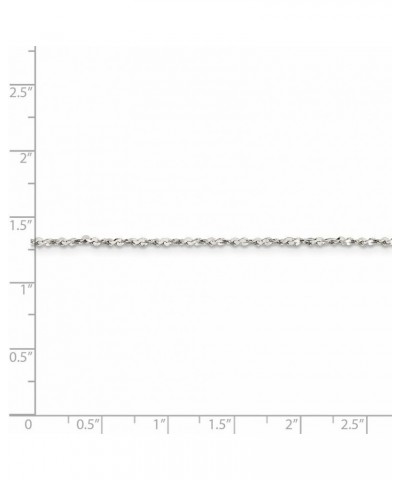 Solid 925 Sterling Silver 1.6mm Twisted Serpentine Chain Necklace - with Secure Lobster Lock Clasp 18.0 Inches $33.48 Necklaces