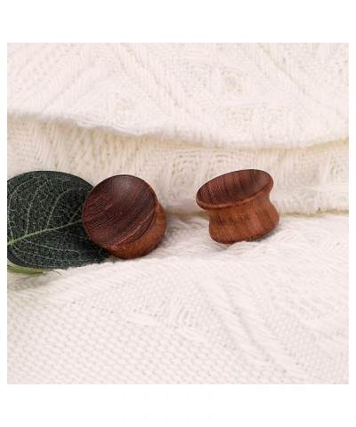 Wood Saddle Plugs Set Natural Ear Gauges Tunnels Plugs Stretchers 0G-30mm 6 PCS | 16mm(5/8") $7.94 Body Jewelry