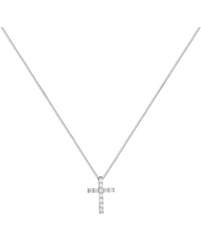 Small Cross Necklaces for Women Simulated Diamond Cross Pendant Dainty Cross Necklace Cubic Zirconia Cross Necklace for Women...