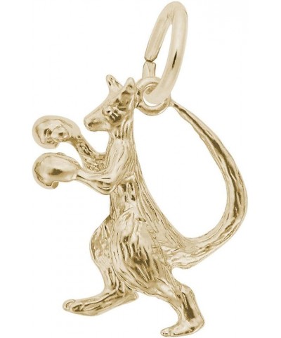 Rembrandt Boxing Kangaroo Charm Gold-Plated Sterling Silver $18.80 Bracelets