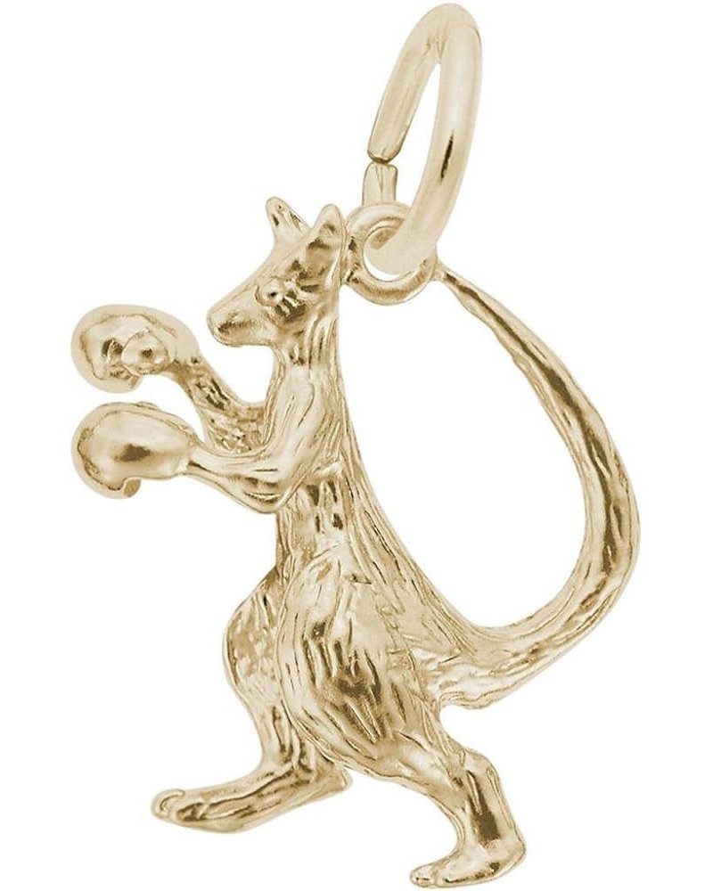 Rembrandt Boxing Kangaroo Charm Gold-Plated Sterling Silver $18.80 Bracelets