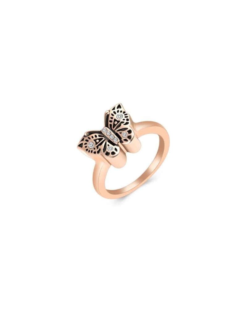 Cremation Jewelry for Ashes Butterfly Urn Ring for Women Cremation Ring Holds Loved Ones Ashes (Size 6-10,4,8 3 6 $13.71 Rings