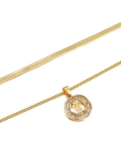 Gold Initial Necklaces for Women Girls Dainty Jewelry for Women 18k Plated Layered Letter Necklace I-Layered $8.39 Necklaces