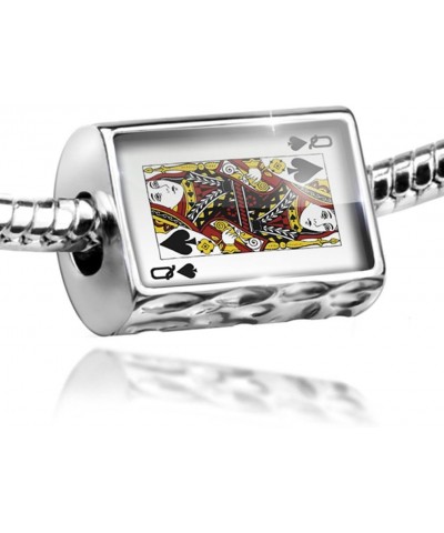 Charm Queen of Spades - Queen/Card Game - Bead Fit All European Bracelets, N $11.22 Bracelets