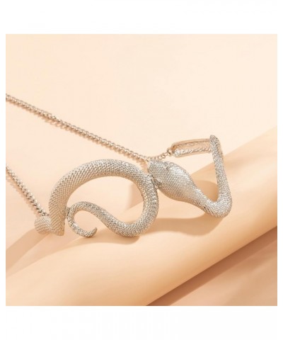 Snake Choker Necklace for Women Gothic Vintage Snake Necklace Punk Bendable Snake Necklace Jewelry for Women… Silver $6.95 Ne...