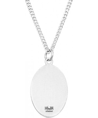 Sterling Silver Saint Medal Pendant And Curb Chain Necklace, 24 Saint Jude $44.82 Necklaces