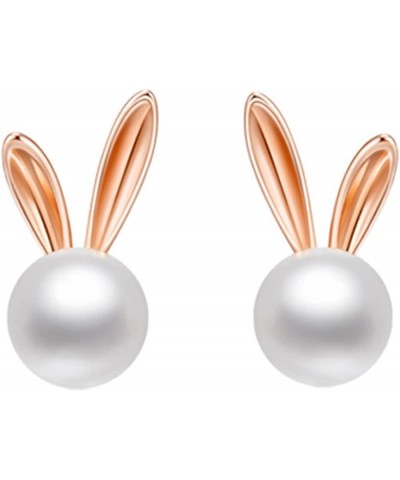 Cute Easter Bunny Earrings for Women Acrylic Easter Basket Eggs Bunny Rabbit Earrings Earrings Jewelry Gift K $7.64 Earrings