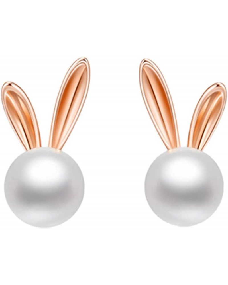 Cute Easter Bunny Earrings for Women Acrylic Easter Basket Eggs Bunny Rabbit Earrings Earrings Jewelry Gift K $7.64 Earrings