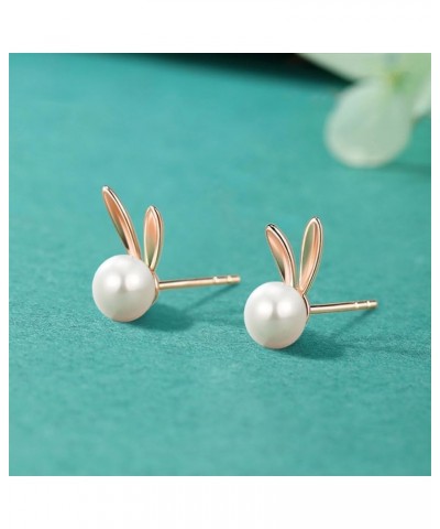 Cute Easter Bunny Earrings for Women Acrylic Easter Basket Eggs Bunny Rabbit Earrings Earrings Jewelry Gift K $7.64 Earrings