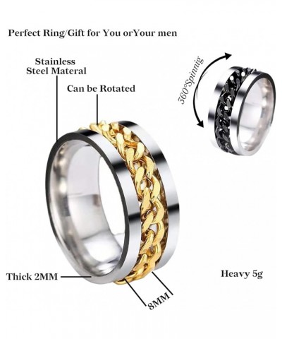 Stainless Steel Decorative Rings for Men and Women 7 Ring-04 $6.14 Others