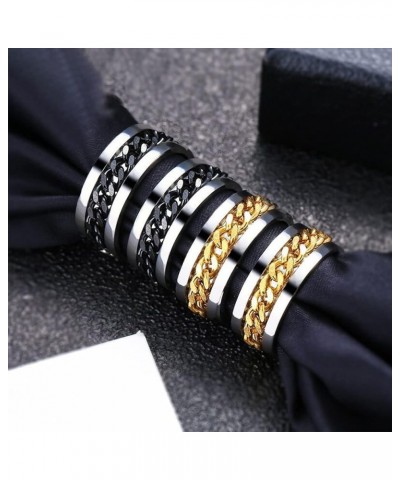 Stainless Steel Decorative Rings for Men and Women 7 Ring-04 $6.14 Others