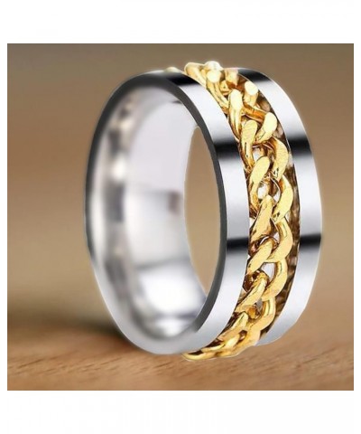 Stainless Steel Decorative Rings for Men and Women 7 Ring-04 $6.14 Others