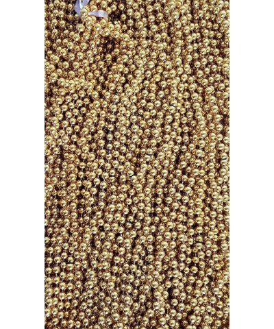 Festive Metallic Beaded Necklaces 72 Pack GOLD $13.62 Necklaces