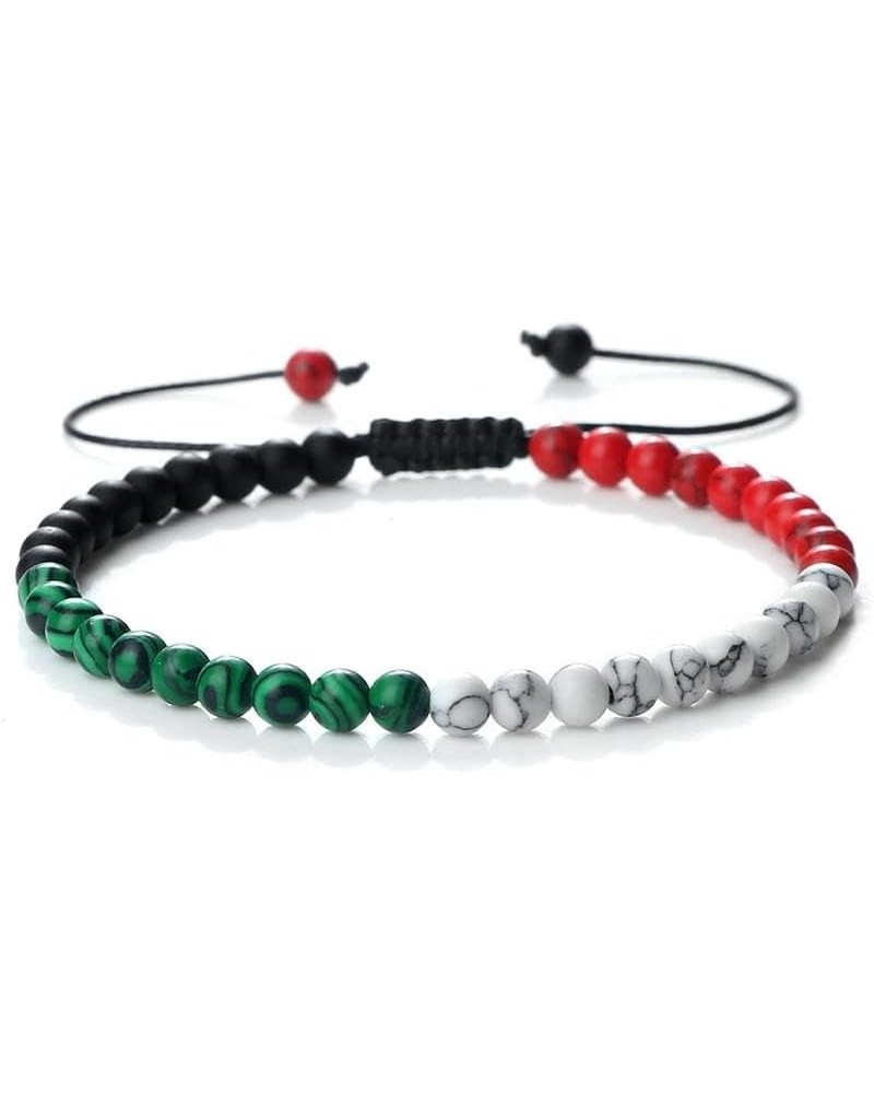 Palestinian Beaded Bracelet,Free Palestinian Bracelet,Palestinian Flag Wristbands,I Stand with Palestine Bracelet,Support Pal...