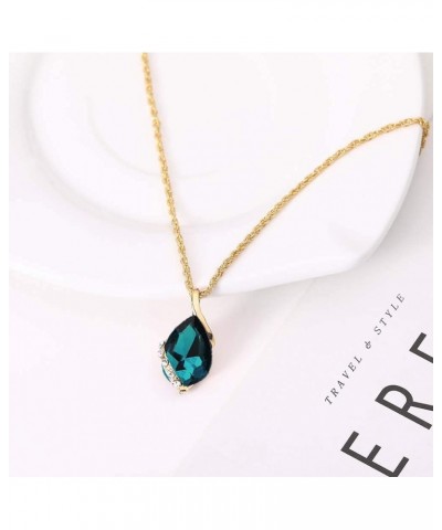 Necklace and Earring Sets for Women Girls Earrings Gold Plated Crystal Pendants Necklace Fashion Jewelry m $8.39 Jewelry Sets